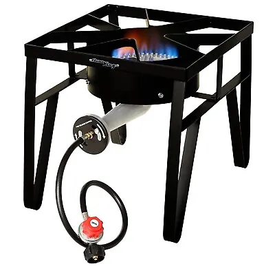 200000 BTU LP Gas Outdoor Stove Burner With Regulator Hose  • $99.95