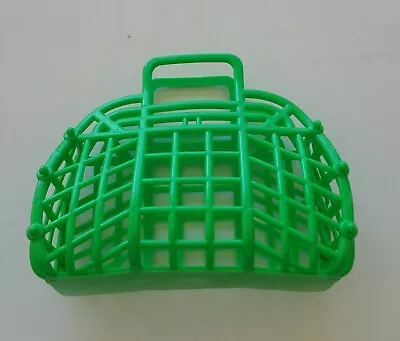 10 Party Favor Bags-NEW Vintage Retro 5  (1980's) Jelly GREEN Purse (US Made) • $30
