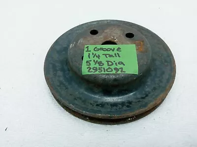 OEM Mopar 1 Single Groove Water Pump Pulley 60s 70s 318 340 383 440 400 426 • $29.99