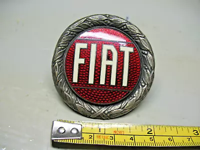 FIAT EMBLEM   5.8 Cm  ALBERTI  CLOISONNE   ORIGINALE OTTIMO !! • $125