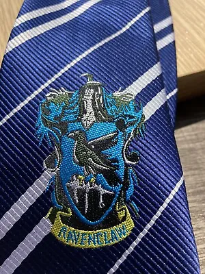 New Wizarding World Of Harry Potter Hogwarts Ravenclaw House Long Necktie Tie • $6.99