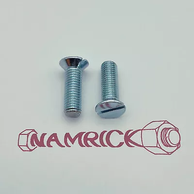 UNF Countersunk Slotted Machine Screw BZP 1/4  5/16  3/8  • £2.95