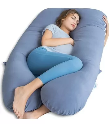 QUEEN ROSE Pregnancy Pillow U Shaped Full Body Pillows For Sleeping Support 55 • $9.99