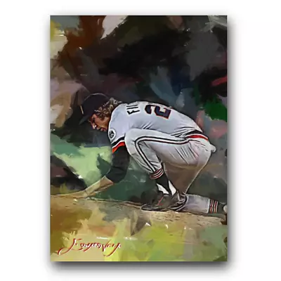 Mark Fidrych #10 Art Card Limited 47/50 Edward Vela Signed (Detroit Tigers) • $8.56