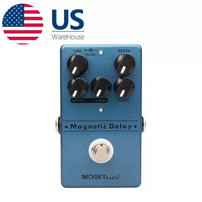 Mosky Magnetic Delay Guitar Effect Pedal VOICE LEVEL For Guitar Effect Pedal USA • $35.98