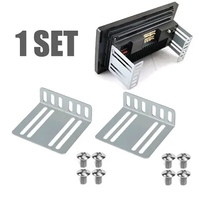 2 Din Car Radio MP5 Mounting Accessories Holder Support Bracket Kit Accessories • £7.80