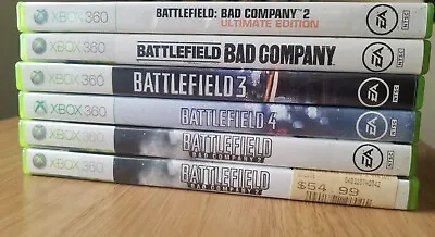 $4.97 • Buy Various Battlefield Microsoft Xbox 360/One/Series X Compatible Games Tested