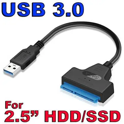 $7.89 • Buy USB 3.0 To SATA External Converter Adapter Cable Lead For 2.5  HDD SSD SATA III