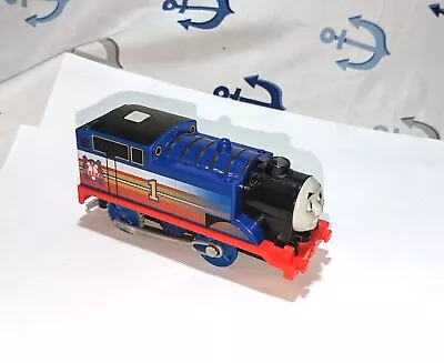 2014 Mattel Trackmaster Fiery Rescue Real Steam Thomas Motorized Train!! • $36.95