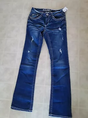 $34.99 • Buy Hydraulic Denim Women's Lola Slim Boot Denim Jeans SZ 7/8 NEW