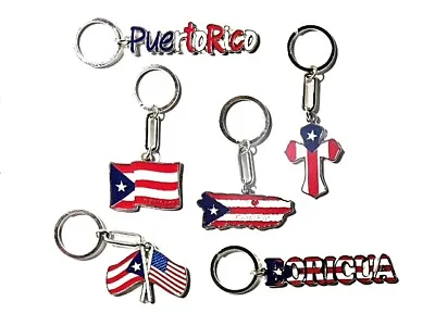 $6.99 • Buy Puerto Rico Assorted Metal Key Chains