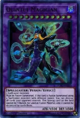 *** Quintet Magician *** Ultra Rare Dupo-en040 Mint/nm Yugioh! • $4.95