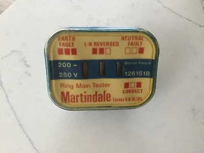 Vintage Martindale -Ring Main Tester • £9.95