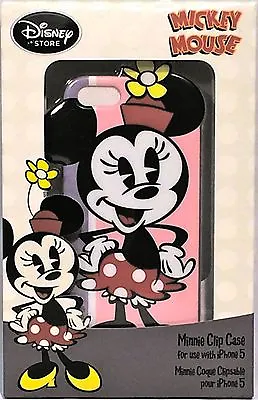 NEW DisneyStore MINNIE MOUSE IPHONE 5 CLIP CASE W SCREEN GUARD & 3D MM EARS RARE • $15.96
