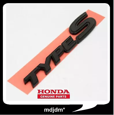 HONDA GENUINE OEM S2000 AP1/AP2 Rear TYPE-S BLACK Emblem Badge Set • $45.47