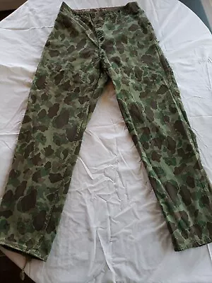 WW2 U.S. Marine P44 Butt Pocket Camo Trousers Size 34 • $1000