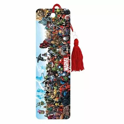 Bookmark Premier Tassel Marvel Lineup All Characters Group • $7.99