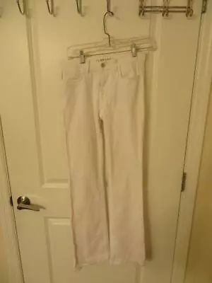 Womens J Brand White Boot Leg Style #818 Bootleg Jeans 25 * • $24.99