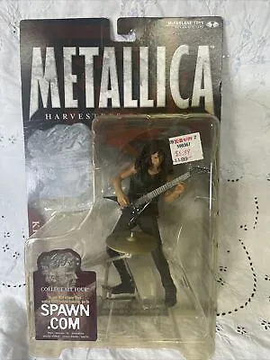 2001 McFarlane Toys Metallica (Harvesters Of Sorrow) Kirk Hammett Action Figure • $89