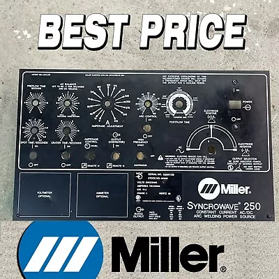 Miller SYNCROWAVE 250 NAMEPLATE • $75