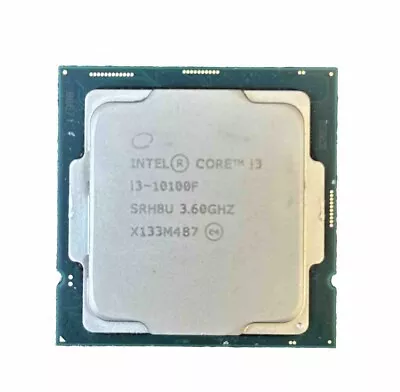 @NO CHAN A@ Intel Core I3-10100F 3.6GHz CPU Quad Core Processor FCLGA1200 SRH8U • £25