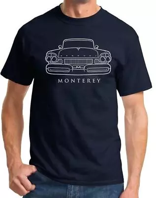 1957 Mercury Monterey Classic Front End Design Tshirt NEW • $24