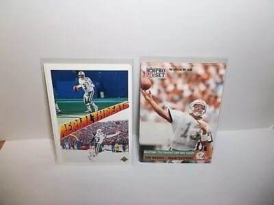 Dan Marino  Lot 1991 Upper Deck W/mark Clayton #34   Pro Set #25 • $2.50