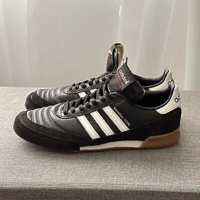 Adidas Mundial Goal Black Indoor Soccer Shoes Men's Size 7.5 • $44