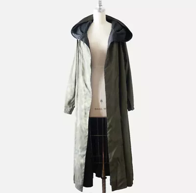 Mycra Pac Donatella Long Lagenlook Reversible Raincoat • $115