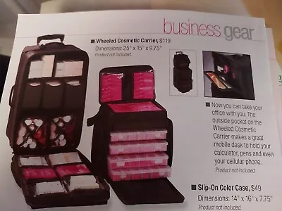 Mary Kay Consultant Wheeled Luggage Cosmetic Organizer & Removable Carrying Case • $80