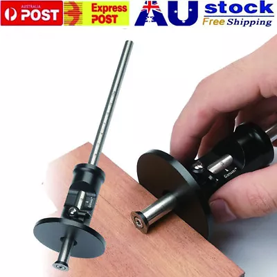 Wheel Marking Gauge Woodworking Marking Scriber Solid Metal Bar Wood Scribe AUS • $26.99