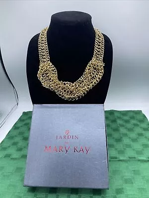 Jardin For Mary Kay Gold Chunky Chain Necklace Fashion Costume Jewelry • $13.50