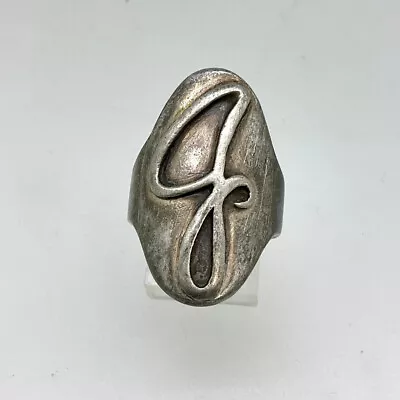 Sterling Silver ‘J’ Monogram Ring Size 7 • $99