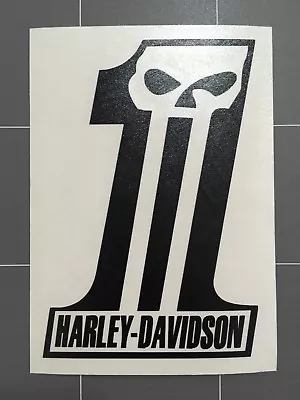 Harley Davidson Stickers Gloss Black Vinyl Avery Graphics • $9.99