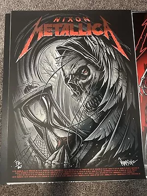 Metallica Nixon Poster Signed Artist Proof • $199.99