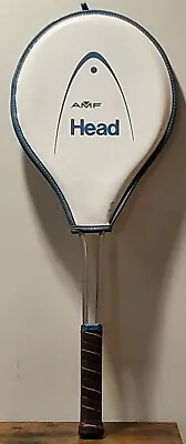 AMF Head Tennis Racquet Vintage With Original Matching Cover Standard 4 1/4  L • $21.86