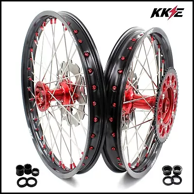 KKE 21-19 Cast Hubs MX Wheels Rim For Honda CRF250R/CRF450R CRF450RL 2024 Discs • $569