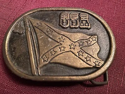 CSA Flag Belt Buckle Vintage By CDC Metalworks • $29.99