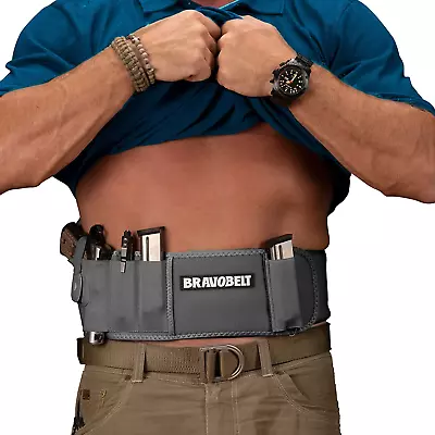 BRAVOBELT Belly Band Holster For Concealed Carry - Athletic Flex FIT For Run • $52.60