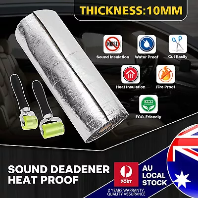 For Turbo Front Fender Rear Fender Sound Deadening Insulation Heat Barrier 1x2m • $46.30