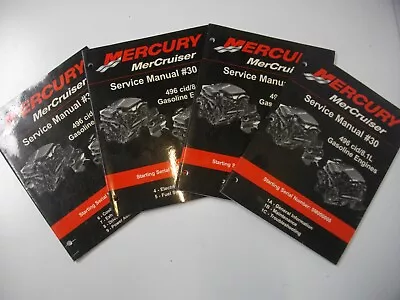 2006 Mercury Marine MerCruiser  Service Manual Set # 30 496 8.1L 90-863161T00 • $129.99