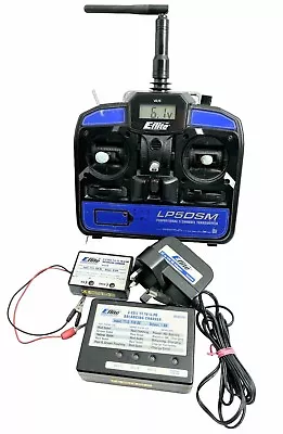 E-flite LP5DSM 5 Channel Transmitter With Spectrum 2.4GHz With Charger + Extras • £39.99