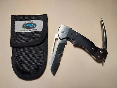 Myerchin Generation 2 Captain Rigging Knife Serrated Blade Marlinspike + Pouch • $44.95