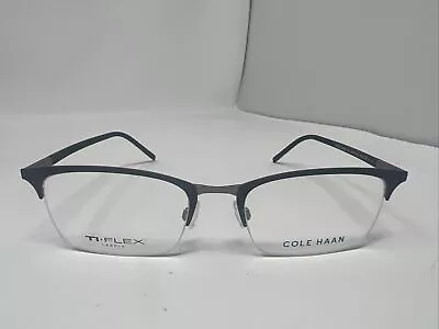 COLE HAAN CH4031 001 53/19 150 Black Half Rim Men’s Eyeglass Frames P100 • $55