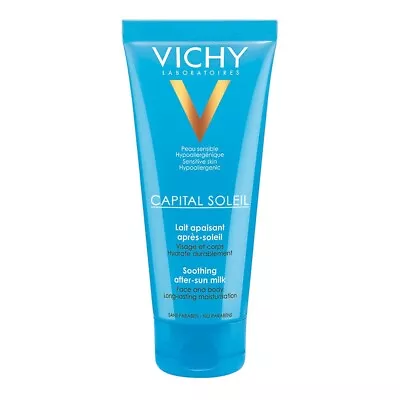 Vichy Capital Soleil Soothing After-Sun Milk For Face And Body 100ml • $10.99