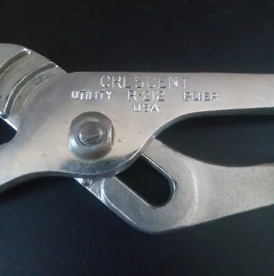 Rare Vintage Crescent Utility Plier 12” Large Size R-212 Made In The USA • $20