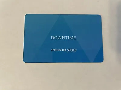 SpringHill Suites By Marriott Downtime Hotel Room Key Card • $2.50