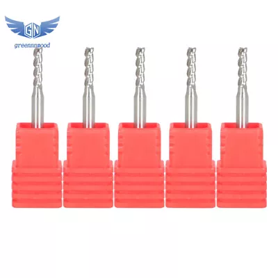 5 PCS 3/32  4 Flute 3/8  LOC 1-1/2  Overall Length Carbide End Mill US • $14.40