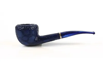 Pipe SAVINELLI Alligator Blue 316 Ks 0 1/4in Dublin Half Bent Pipe Made IN Cmd • $140.27