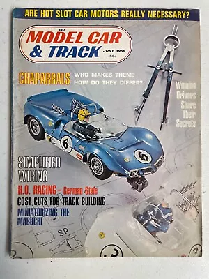 MODEL CAR & TRACK Magazine June 1966 AMT BZ MPC Monogram • $7.95